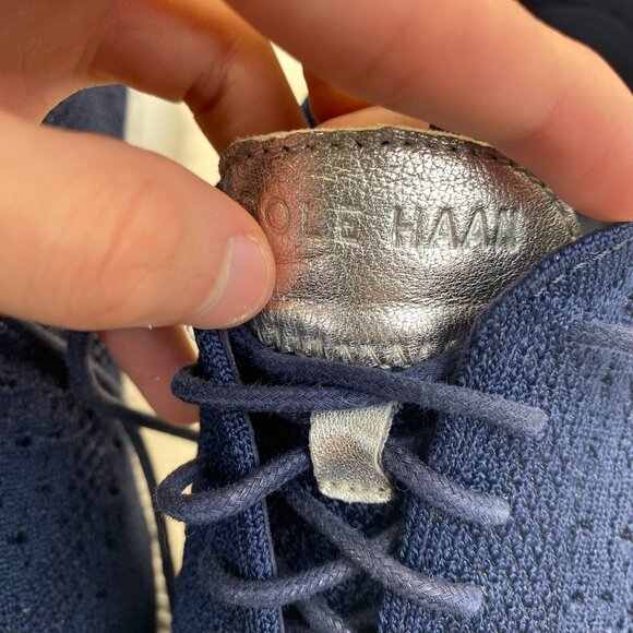 Cole Haan Zerogrand Stitchlite Wingtip Oxfords Women’s Shoes Size 9B Blue - Picture 7 of 13